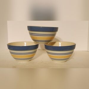 Pfaltzgraff Summertime Breeze Ceramic Bowls